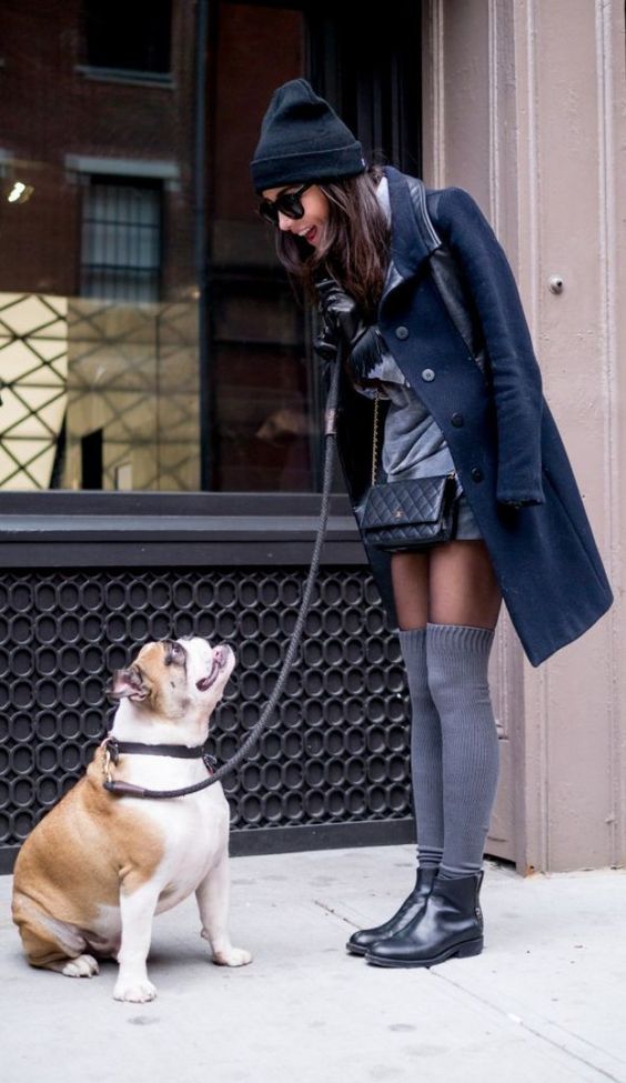 black boots